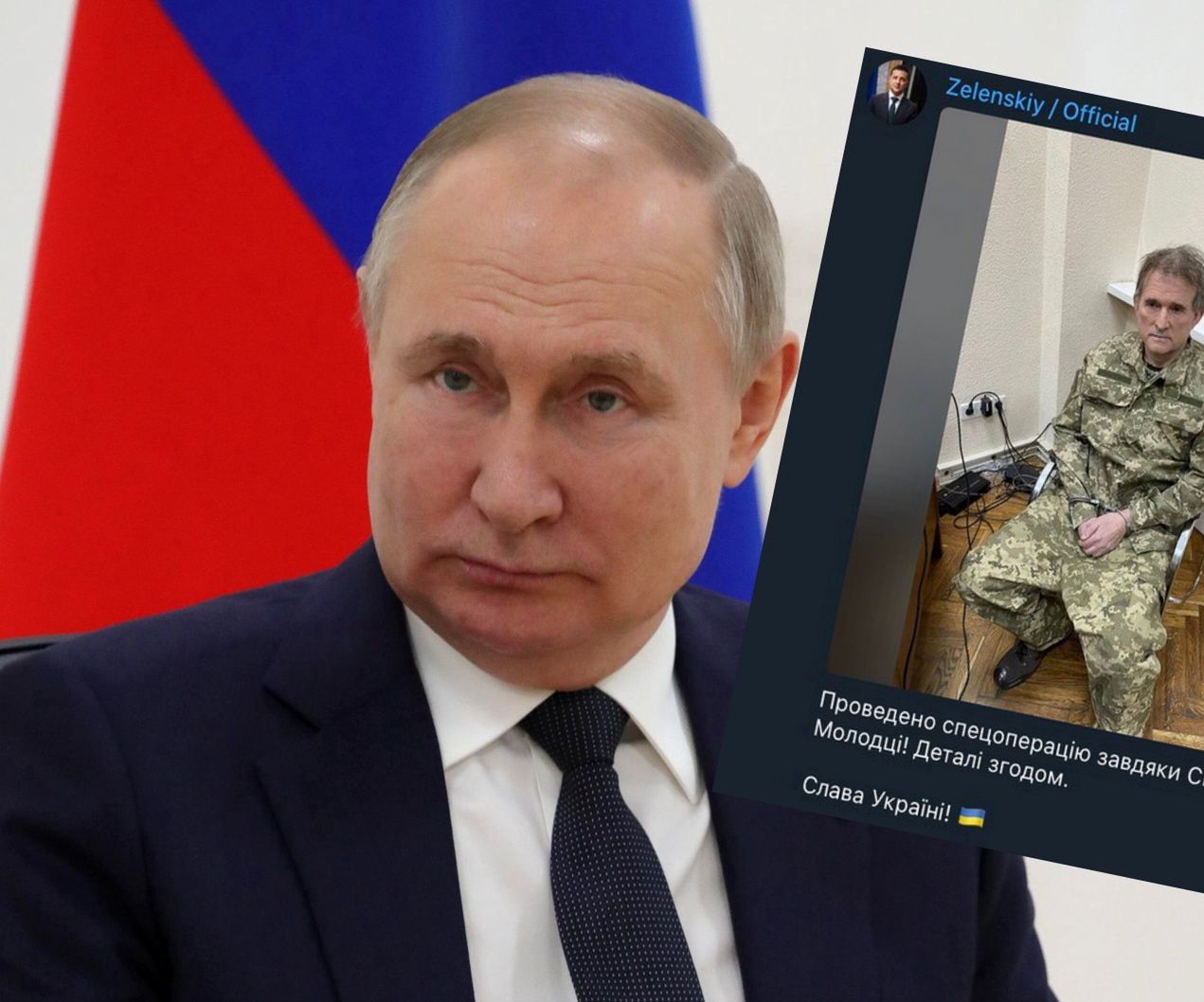 Wiktor Medwedczuk zatrzymany. "To kum Putina"