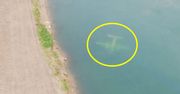 Dzięki zdjęciom z powietrza piloci odkryli zatopiony samolot