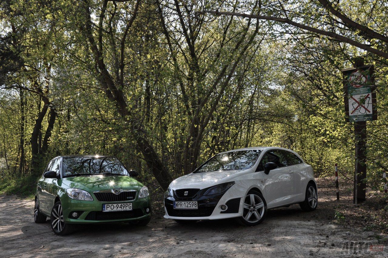 Seat Ibiza Cupra Bocanegra & Skoda Fabia vRS