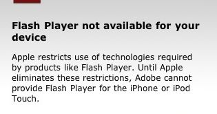 Adobe: brak flasha w iPhone? To wina Apple!