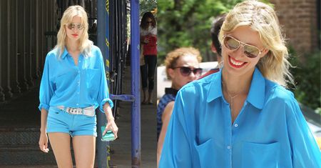 Karolina Kurkova CAŁA NA NIEBIESKO! (FOTO)