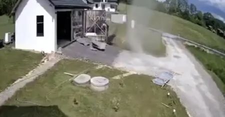 Małe tornado na Podhalu. Chciało porwać psa