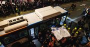 Horror na demonstracji w Jerozolimie. 18-latek zmiażdżony przez autobus