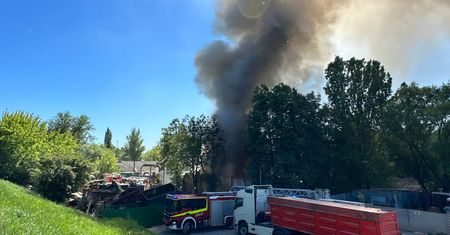 Kolejny pożar w Warszawie. Płonie składowisko śmieci