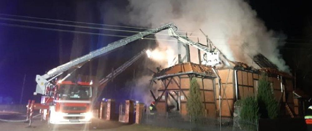 Do pożaru kościoła w Kasparusie na Kociewiu doszło 31 grudnia 2020 roku