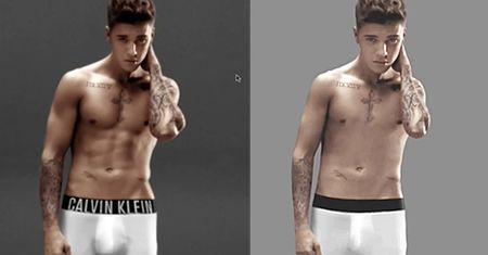 Jak wyglada "PRAWDZIWY" JUSTIN BIEBER? Zobaczcie, jak go zmienili w Photoshopie!