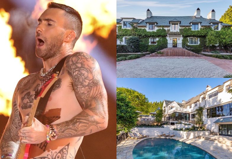 Adam Levine sprzedaje rezydencję za 47 MILIONÓW DOLARÓW