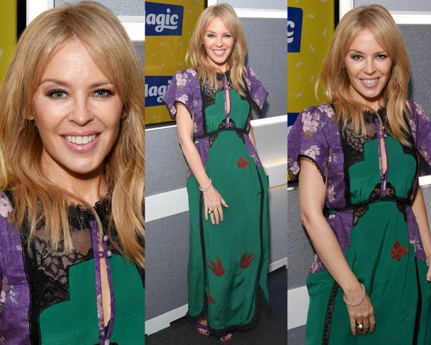 Coraz młodsza Kylie Minogue pozuje w sukience za 4 tysiące