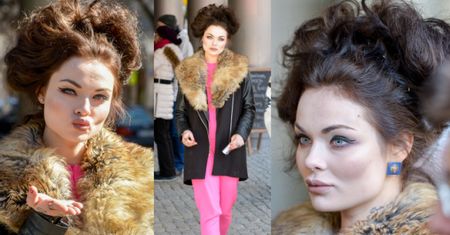 Luxuria wychodzi z "Dzień Dobry TVN"… Jak gejsza? (ZDJĘCIA)