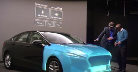 Projektowanie samochodów w goglach HoloLens