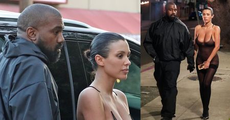 ROZGOGOLONA Bianca Censori zasłania ręką intymne części ciała, wychodząc z Kanye Westem z solarium (ZDJĘCIA)