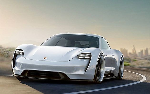 Porsche Mission E przód