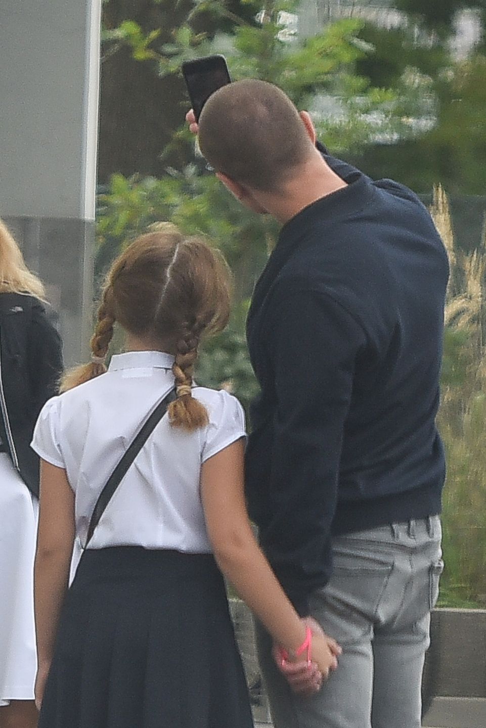 Marcin Hakiel z córką