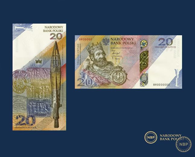 Banknot okolicznościowy NBP o nominale 20 zł