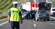 Kielce. Wypadek za wypadkiem na S7. Ranni policjanci