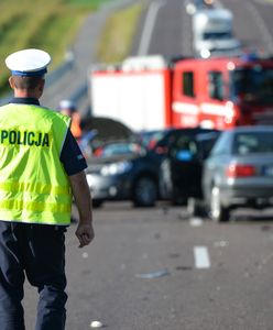 Kielce. Wypadek za wypadkiem na S7. Ranni policjanci