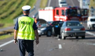 Kielce. Wypadek za wypadkiem na S7. Ranni policjanci