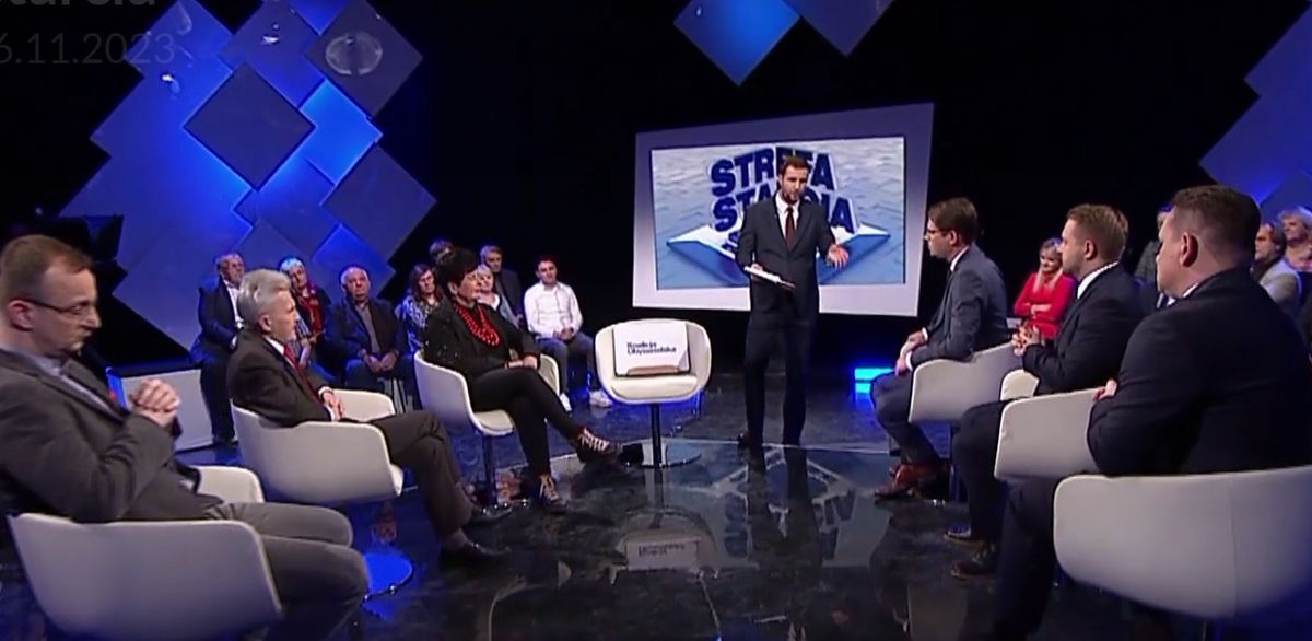 Program "Strefa starcia" w TVP Info