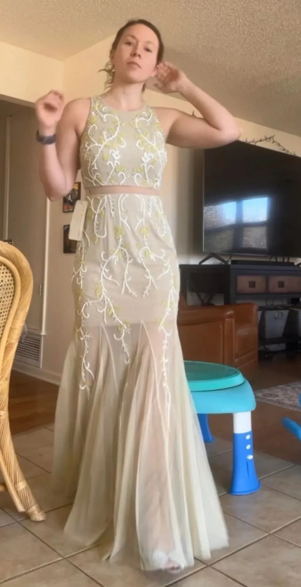 Picture of the dress for a friend's wedding.