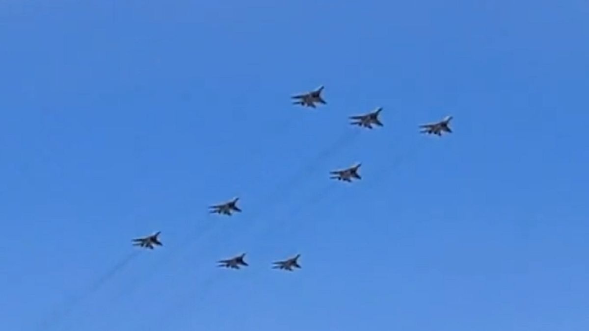 Rosjanie przygotowują się do parady 9 maja 