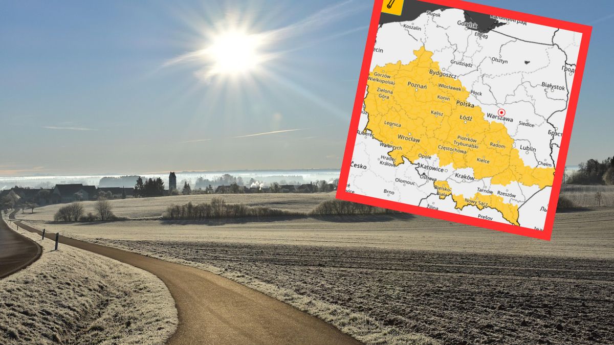 IMGW wydało ostrzeżenia w związku z silnym mrozem