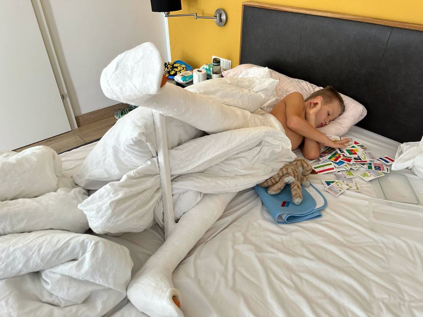 Maciek po operacji