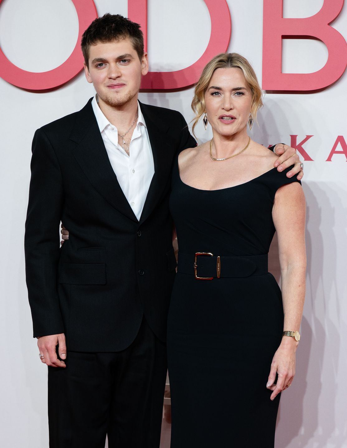 Kate Winslet z synem na premierze filmu "Goodbye June"