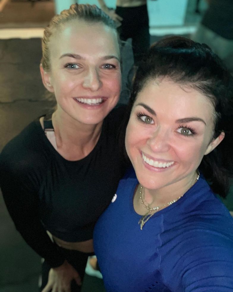 Anna Lewandowska i Katarzyna Cichopek