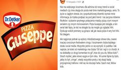 Post na fanpejdżu Pizza Guseppe hitem Facebooka. "Dajcie podwyżkę adminowi"