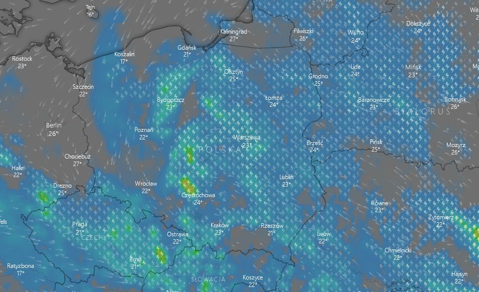 IMGW ostrzega przed zagrożeniem. Sprawdź, gdzie jest burza [Radar burz online]