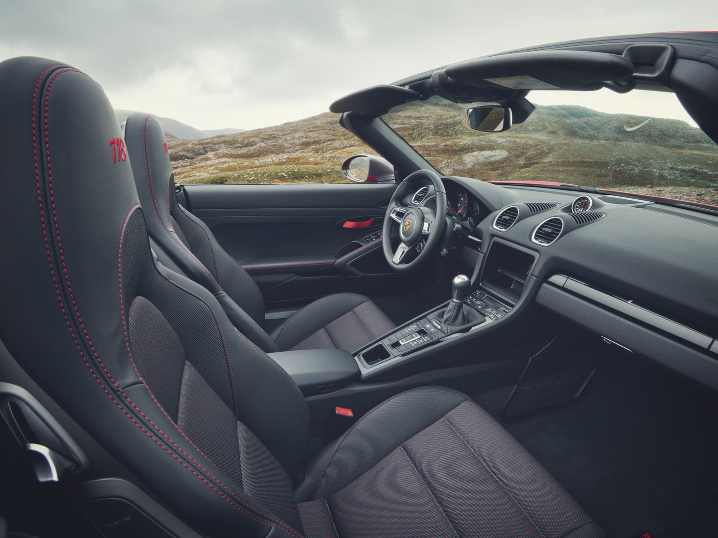 Porsche 718 - wnętrze
