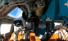 Huk nad Pomorzem, poderwane maszyny. Teraz Rosja pokazuje nagranie