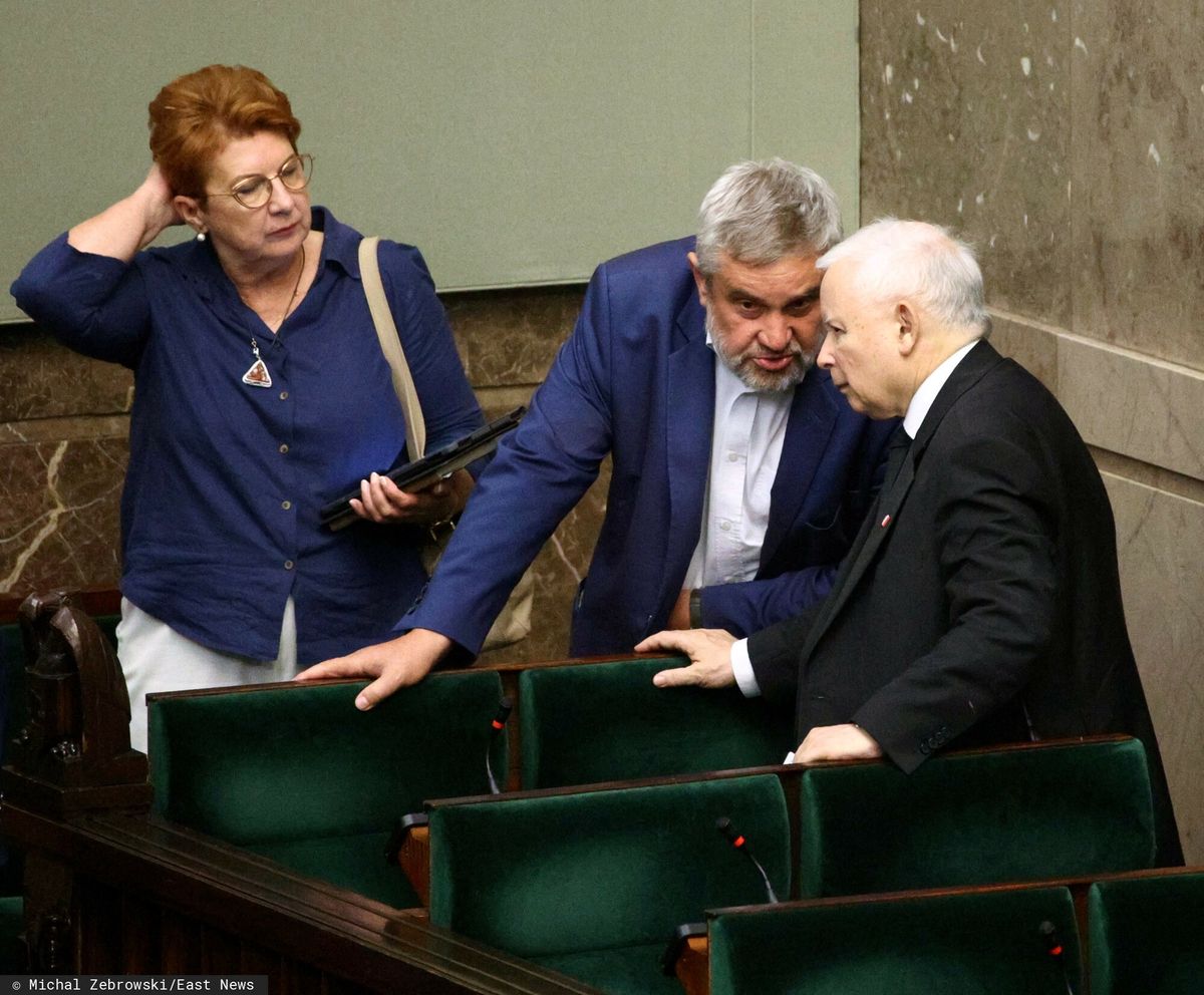 Jan Krzysztof Ardanowski i Jarosław Kaczyński