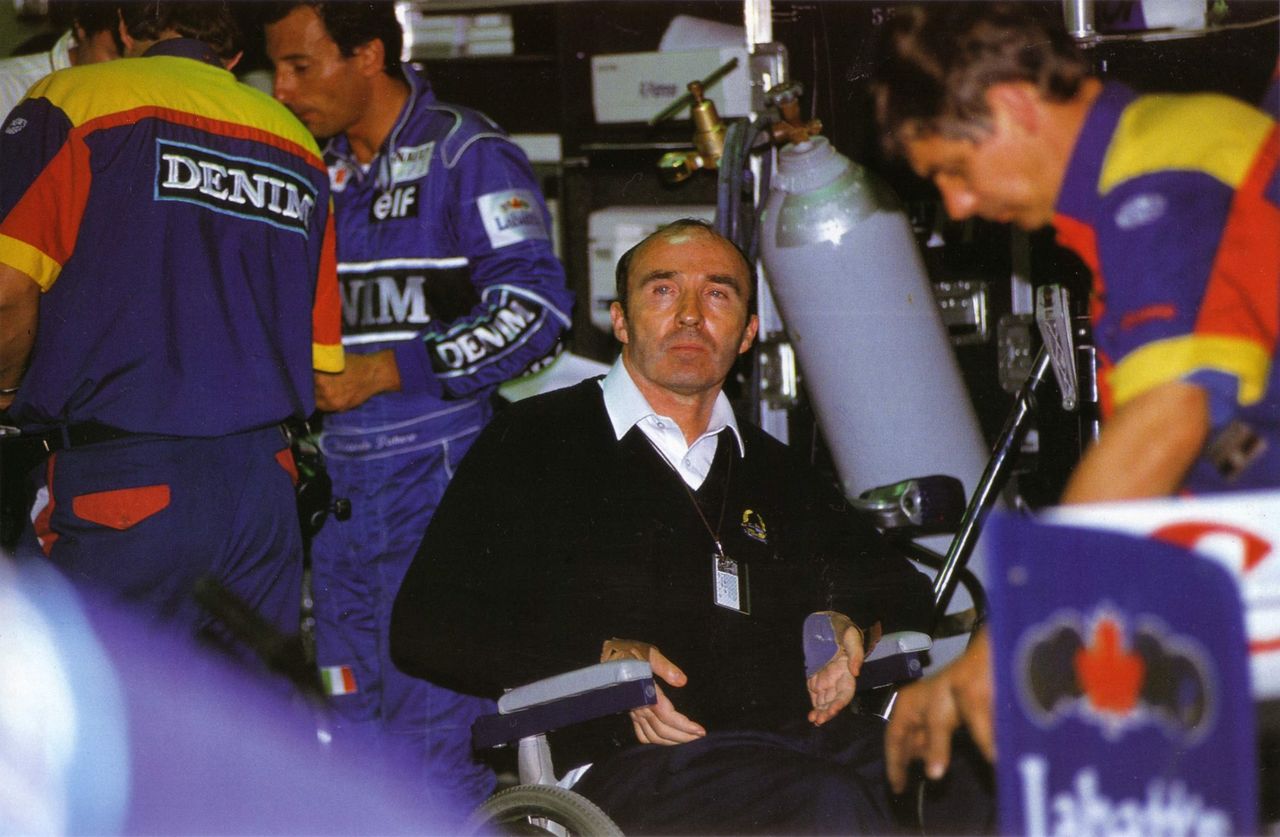 Frank Williams w roku 1990 (fot. Williams)