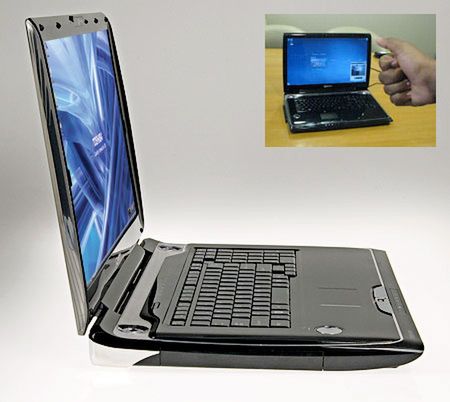 Toshiba Qosmio G55 - notebook sterowany gestami