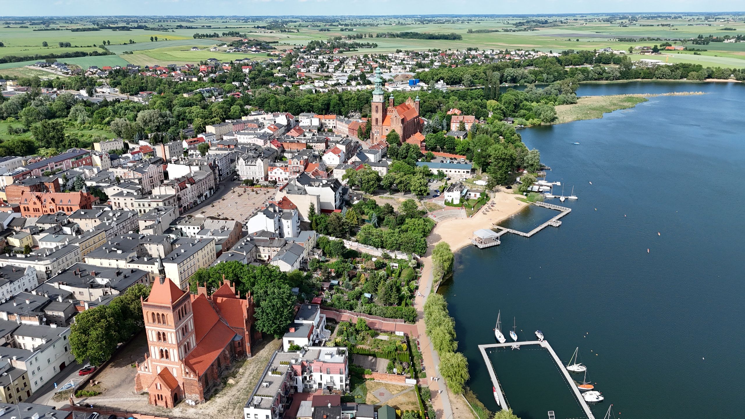 Chełmża z lotu ptaka robi wrażenie!