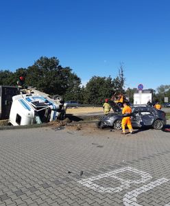 Czechowice-Dziedzice. Wypadek na drodze krajowej nr 1. Trasa na Katowice zablokowana