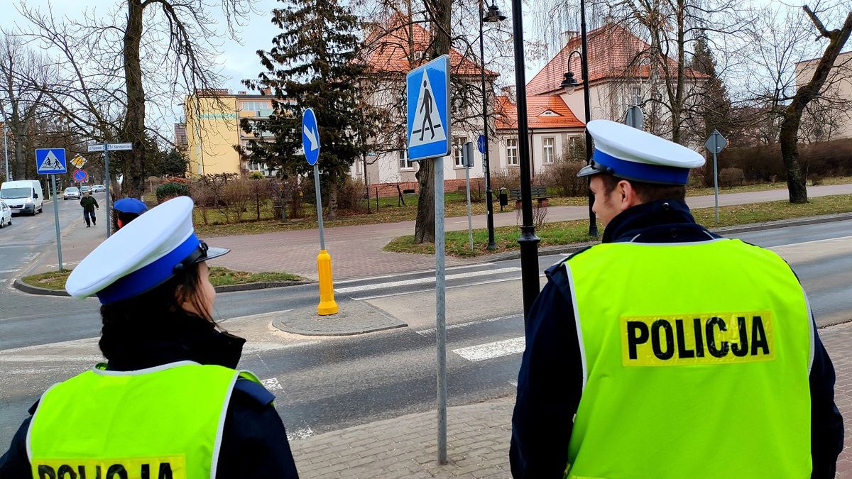 Policja prowadziła kontrole w okolicy przejść dla pieszych