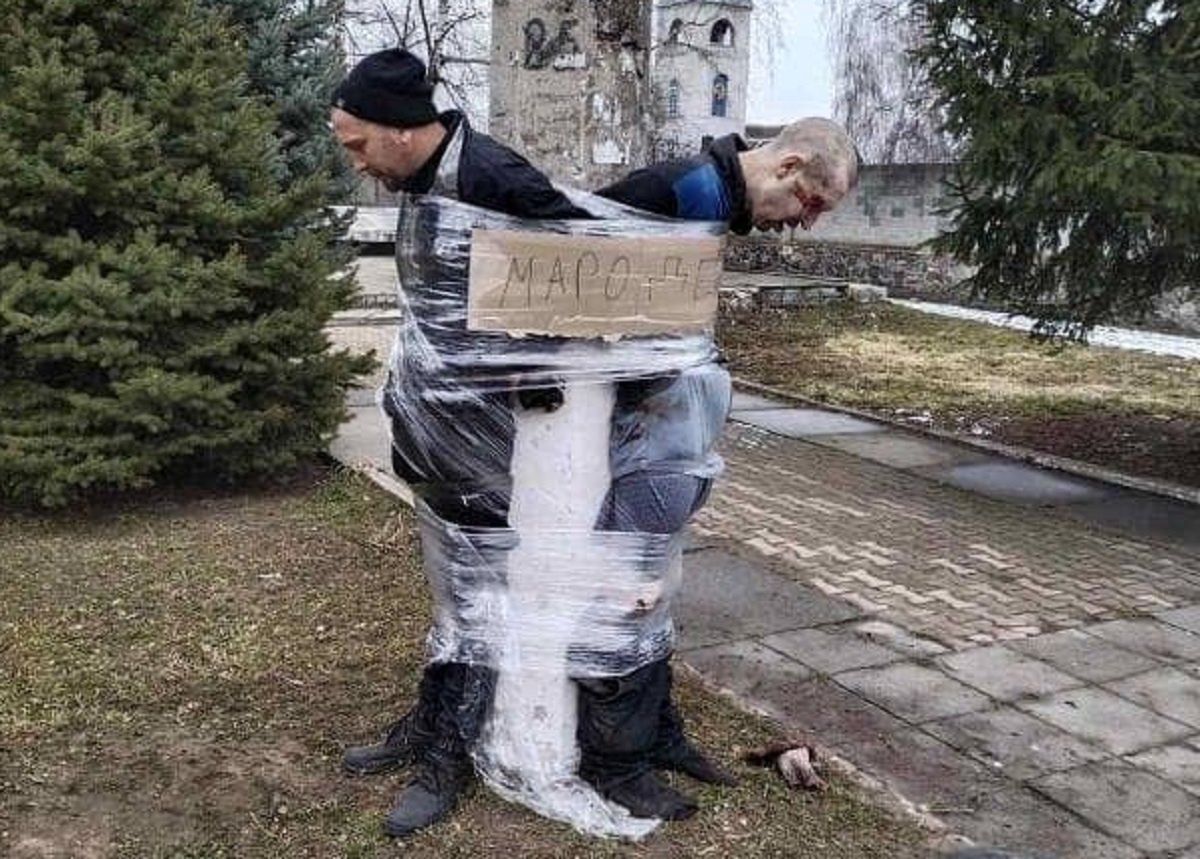 Tak Ukraińcy rozprawiają się ze złodziejami. Policja pokazała zdjęcia