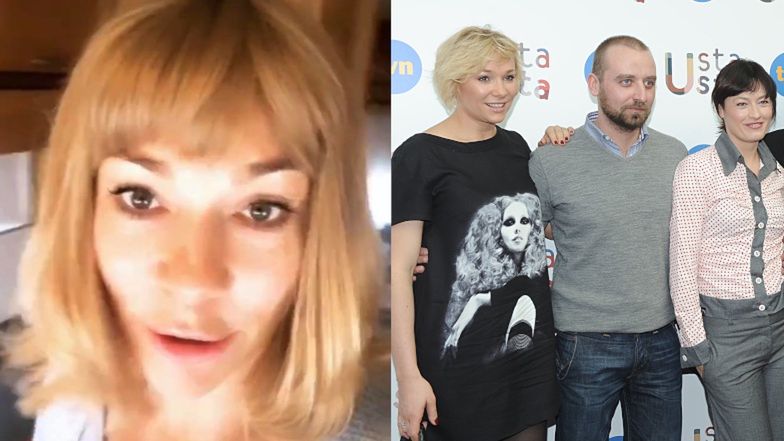 Sonia Bohosiewicz i obsada "Usta Usta"