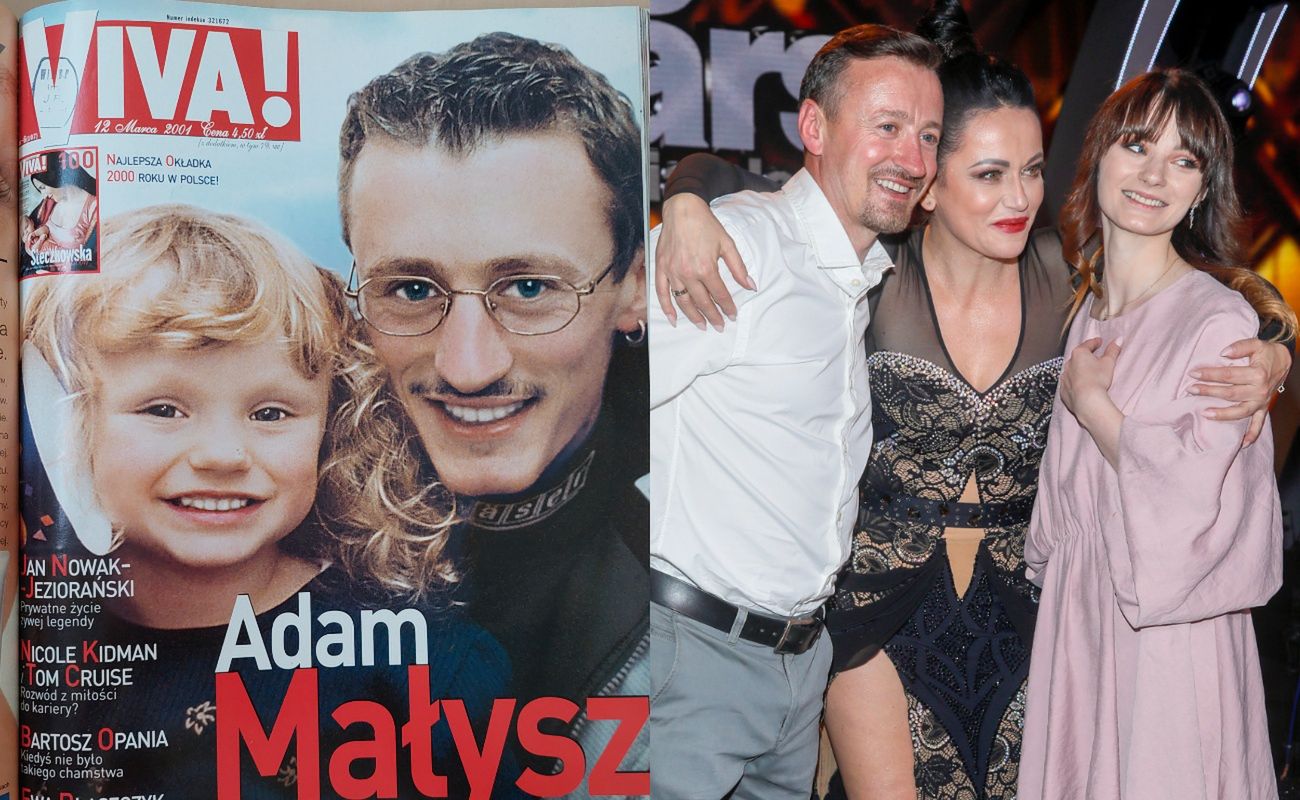 Adam Małysz z córką Karoliną