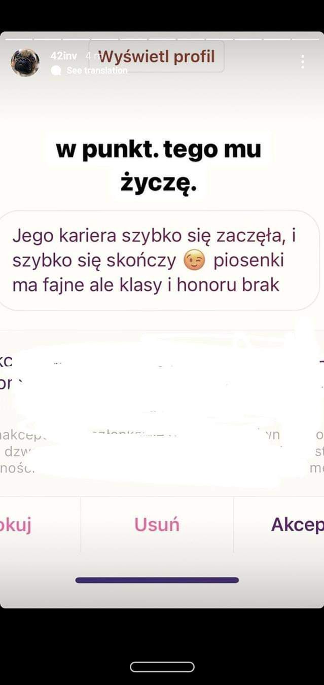 Sobel obraża byłą dziewczynę