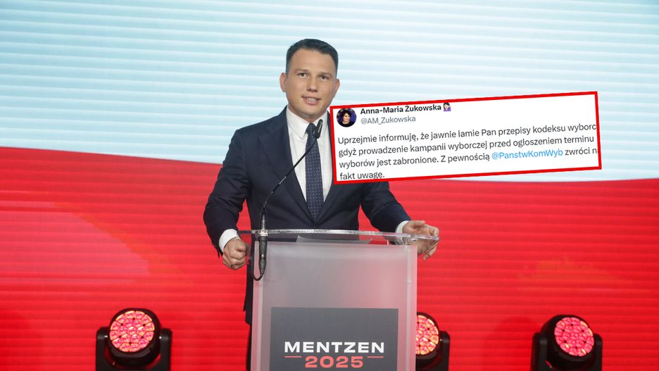 Mentzen złamał przepisy ogłaszając start w wyborach?
