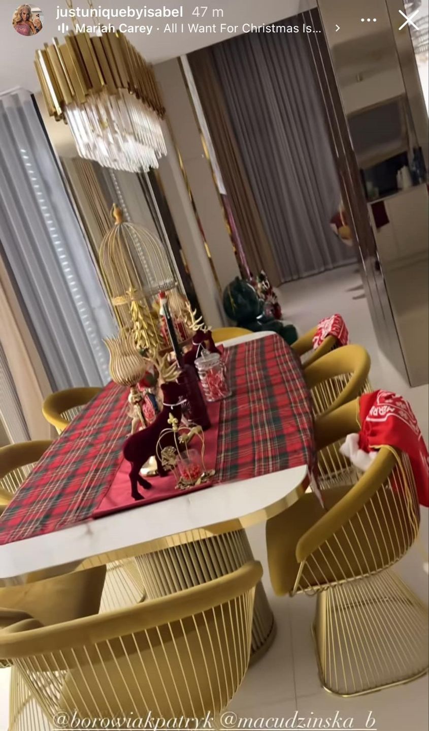 Izabela Macudzińska przystroiła dom na święta