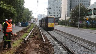 Szczecin: Prace przy torowisku na ulicy Matejki idą zgodnie z planem