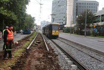 Szczecin: Prace przy torowisku na ulicy Matejki idą zgodnie z planem