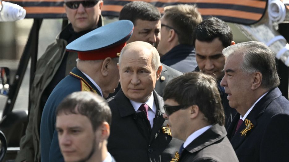 Parada z okazji Dnia Zwyci?stwa w Moskwie
MOSCOW, RUSSIA - MAY 09: Russian President Vladimir Putin attends ceremonial soldiers parade during 78th anniversary of the Victory Day in Red Square in Moscow, Russia on May 09, 2023. The Victory parade take place on the Red Square on 09 May to commemorate the victory of the Soviet Union's Red Army over Nazi-Germany in WWII. Sefa Karacan / Anadolu Agency/ABACAPRESS.COM
AA/ABACA