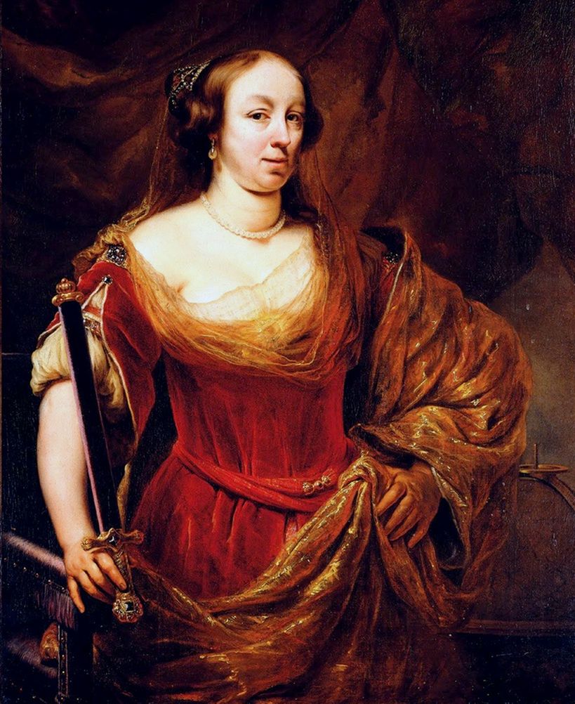 Ludwika Maria Gonzaga na portrecie pędzla Ferdinanda Bola
