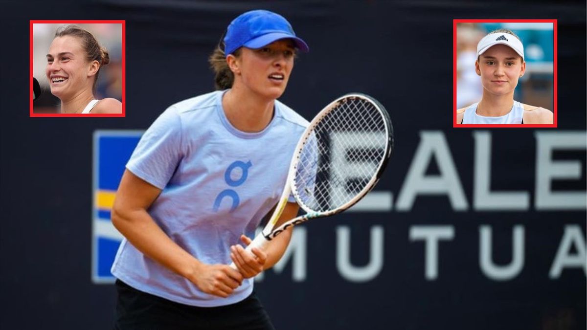Iga Świątek oraz Aryna Sabalenka i Jelena Rybakina