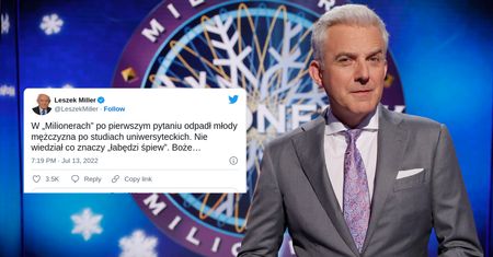 Wpadka w "Milionerach". Leszek Miller nie wytrzymał. "Boże..."